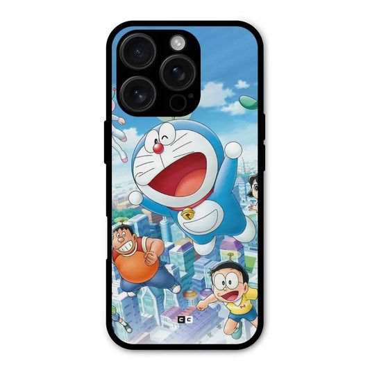 Doremon Flying Shockproof Hybrid Protection (Metal + TPU) Back Case Cover CoversCart