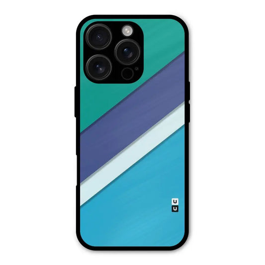 Elegant Colored Stripes Shockproof Hybrid Protection (Metal + TPU) Back Case Cover CoversCart