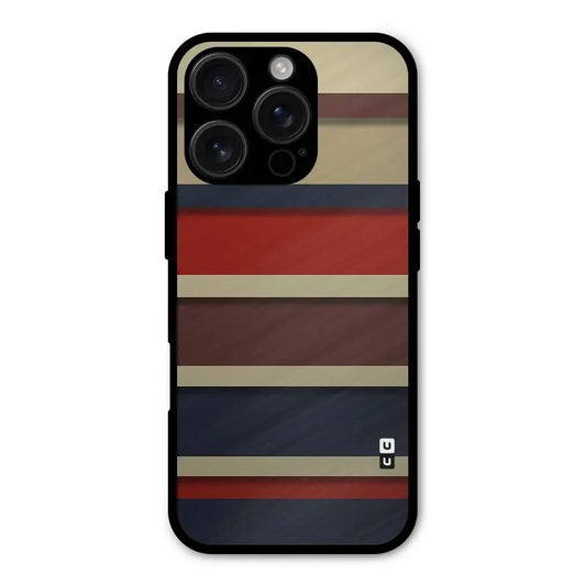 Elegant Stripes Pattern Shockproof Hybrid Protection (Metal + TPU) Back Case Cover CoversCart