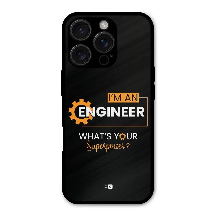 Engineer Superpower Shockproof Hybrid Protection (Metal + TPU) Back Case Cover CoversCart