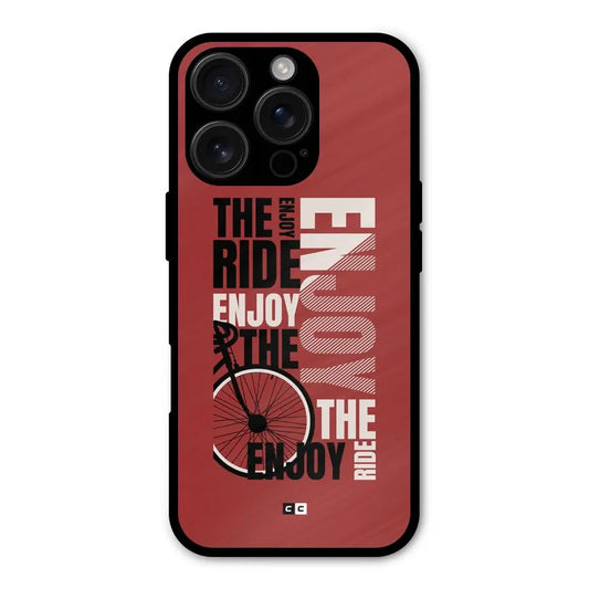 Enjoy The Ride Shockproof Hybrid Protection (Metal + TPU) Back Case Cover CoversCart