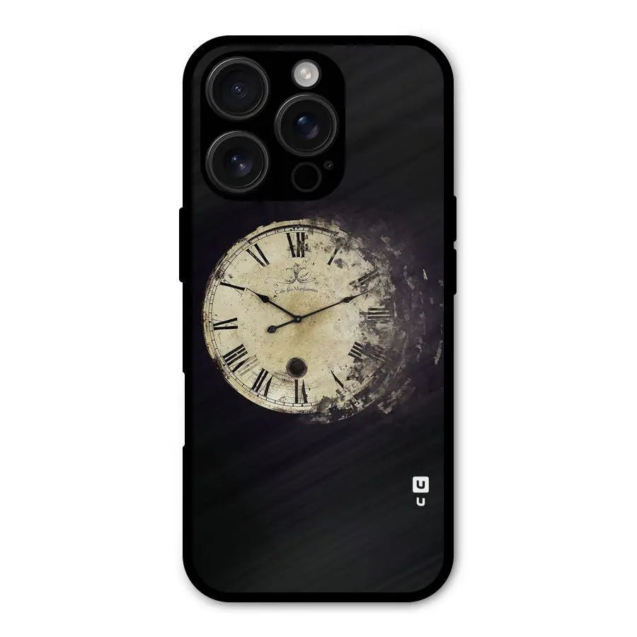 Fading Clock Shockproof Hybrid Protection (Metal + TPU) Back Case Cover CoversCart