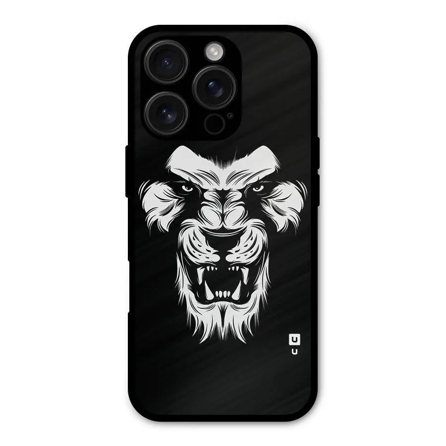 Fierce Lion Digital Art Shockproof Hybrid Protection (Metal + TPU) Back Case Cover CoversCart