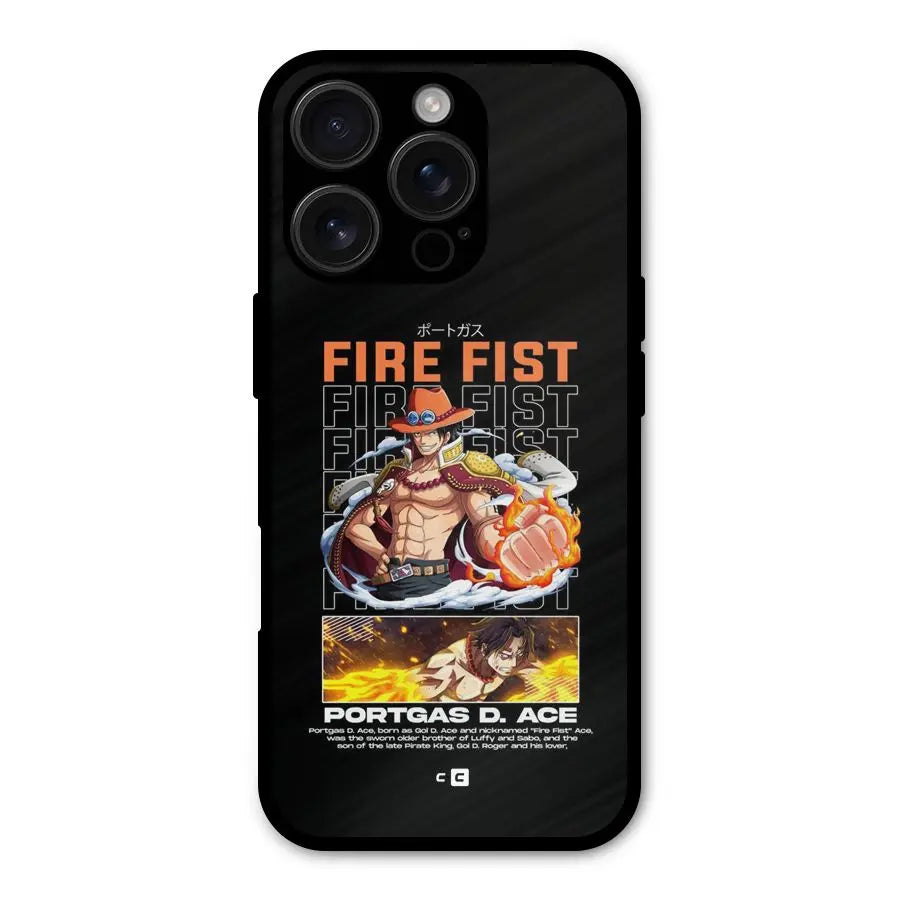 Fire Fist Ace Shockproof Hybrid Protection (Metal + TPU) Back Case Cover CoversCart