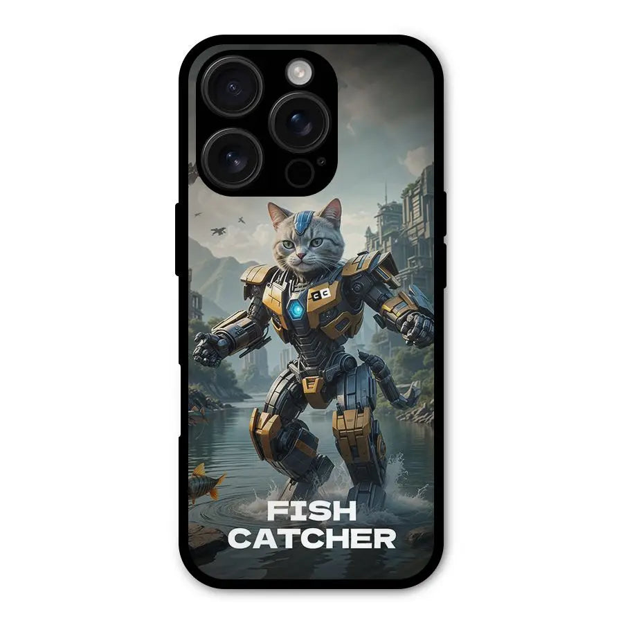 Fish Catcher Shockproof Hybrid Protection (Metal + TPU) Back Case Cover CoversCart
