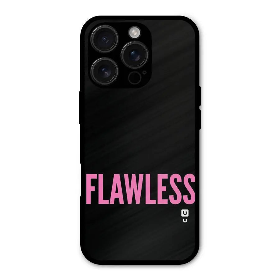 Flawless Pink Design Shockproof Hybrid Protection (Metal + TPU) Back Case Cover CoversCart