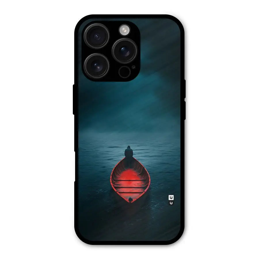 Floating Boat Shockproof Hybrid Protection (Metal + TPU) Back Case Cover CoversCart