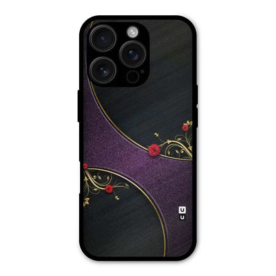 Flower Curves Shockproof Hybrid Protection (Metal + TPU) Back Case Cover CoversCart