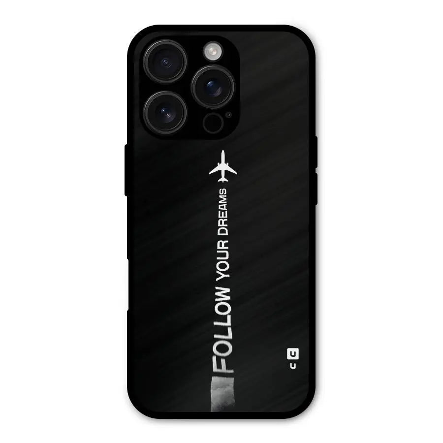 Follow Your Dream Shockproof Hybrid Protection (Metal + TPU) Back Case Cover CoversCart