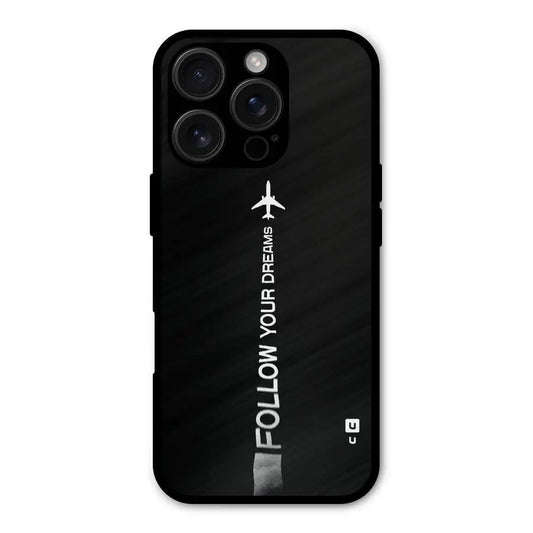 Follow Your Dream Shockproof Hybrid Protection (Metal + TPU) Back Case Cover CoversCart