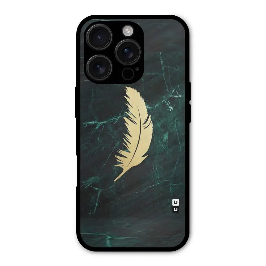 Golden Feather Shockproof Hybrid Protection (Metal + TPU) Back Case Cover CoversCart