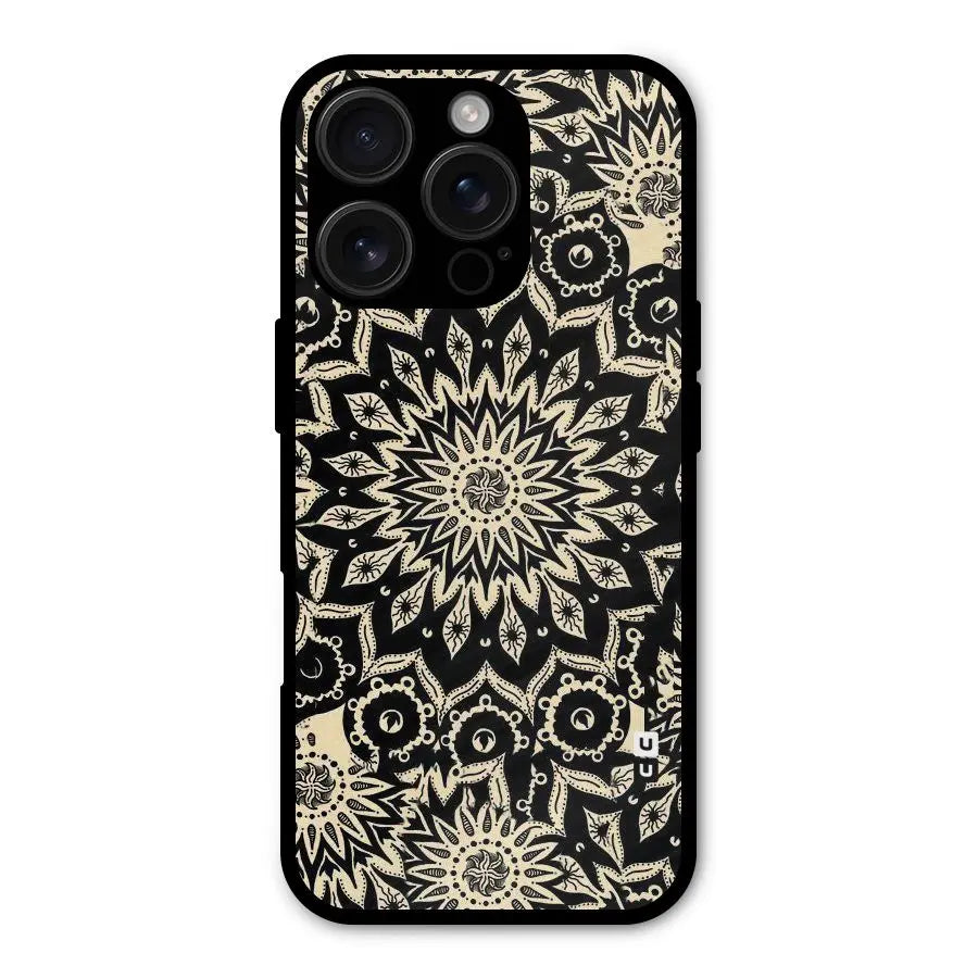 Golden Mandala Shockproof Hybrid Protection (Metal + TPU) Back Case Cover CoversCart