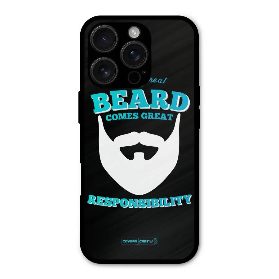 Great Beard Shockproof Hybrid Protection (Metal + TPU) Back Case Cover CoversCart