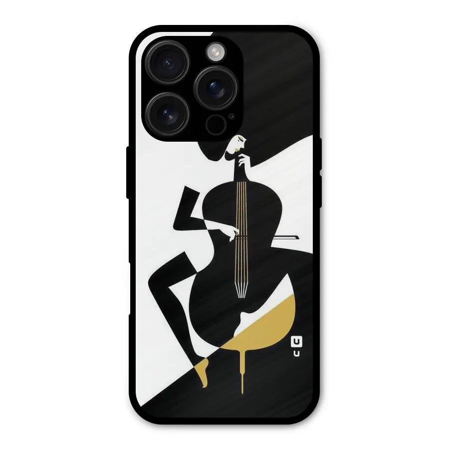 Guitar Women Shockproof Hybrid Protection (Metal + TPU) Back Case Cover CoversCart