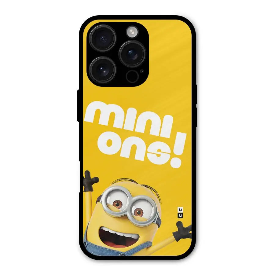 Happy Minion Shockproof Hybrid Protection (Metal + TPU) Back Case Cover CoversCart