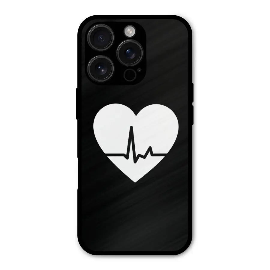 Heart Beat Shockproof Hybrid Protection (Metal + TPU) Back Case Cover CoversCart