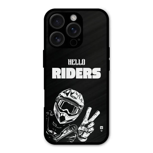 Hello Riders Shockproof Hybrid Protection (Metal + TPU) Back Case Cover CoversCart