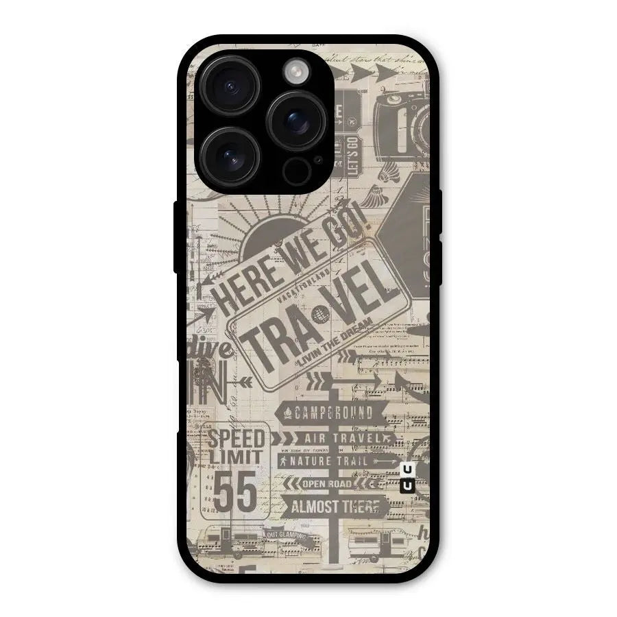 Here We Travel Shockproof Hybrid Protection (Metal + TPU) Back Case Cover CoversCart