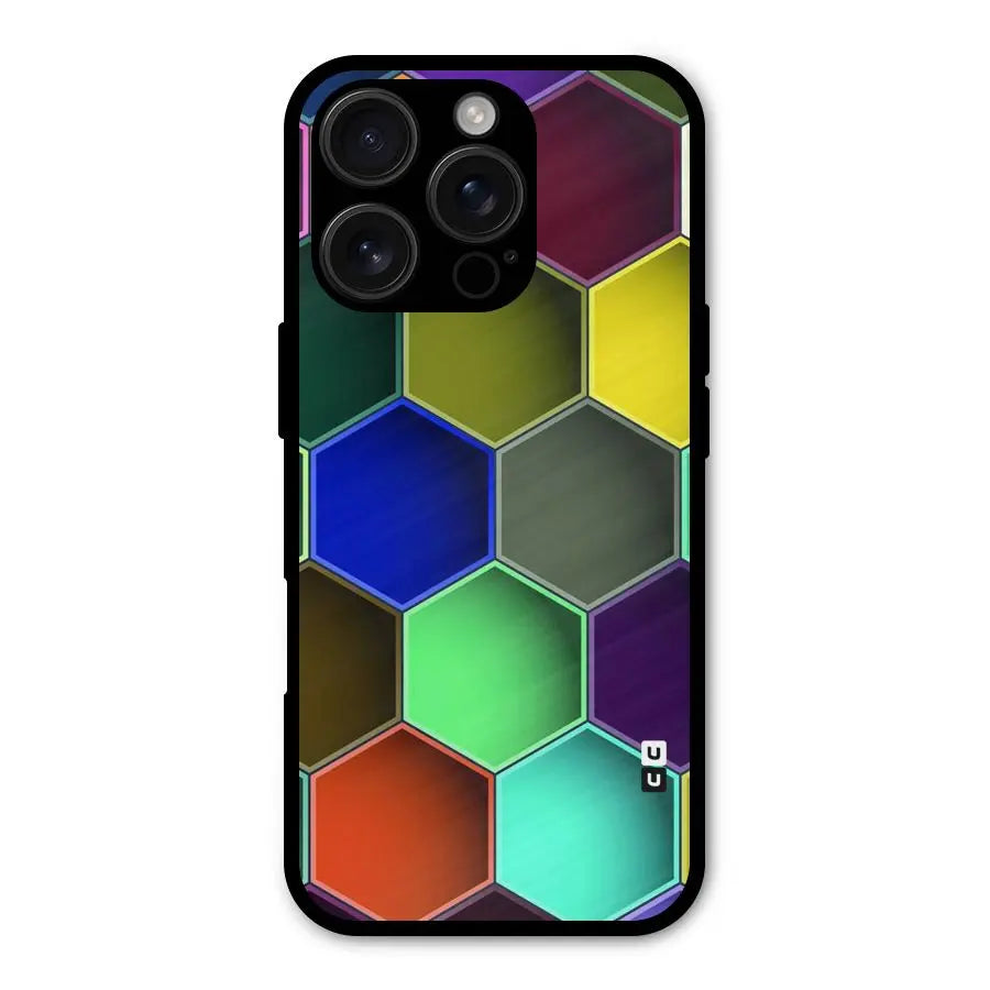 Hexagonal Palette Shockproof Hybrid Protection (Metal + TPU) Back Case Cover CoversCart