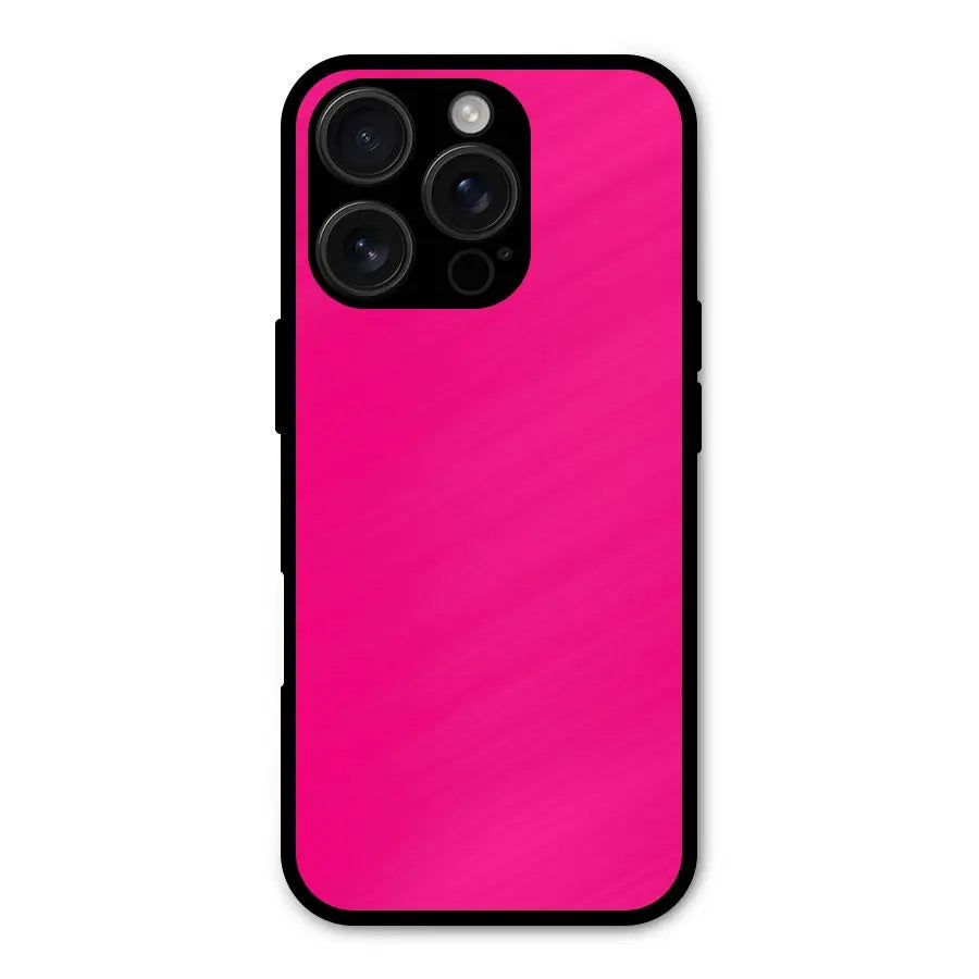 Hot Pink Shockproof Hybrid Protection (Metal + TPU) Back Case Cover CoversCart