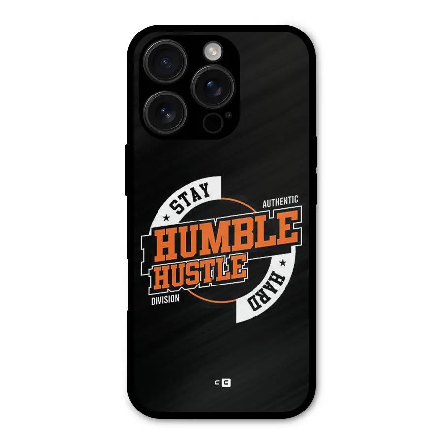 Humble Hustle Shockproof Hybrid Protection (Metal + TPU) Back Case Cover CoversCart