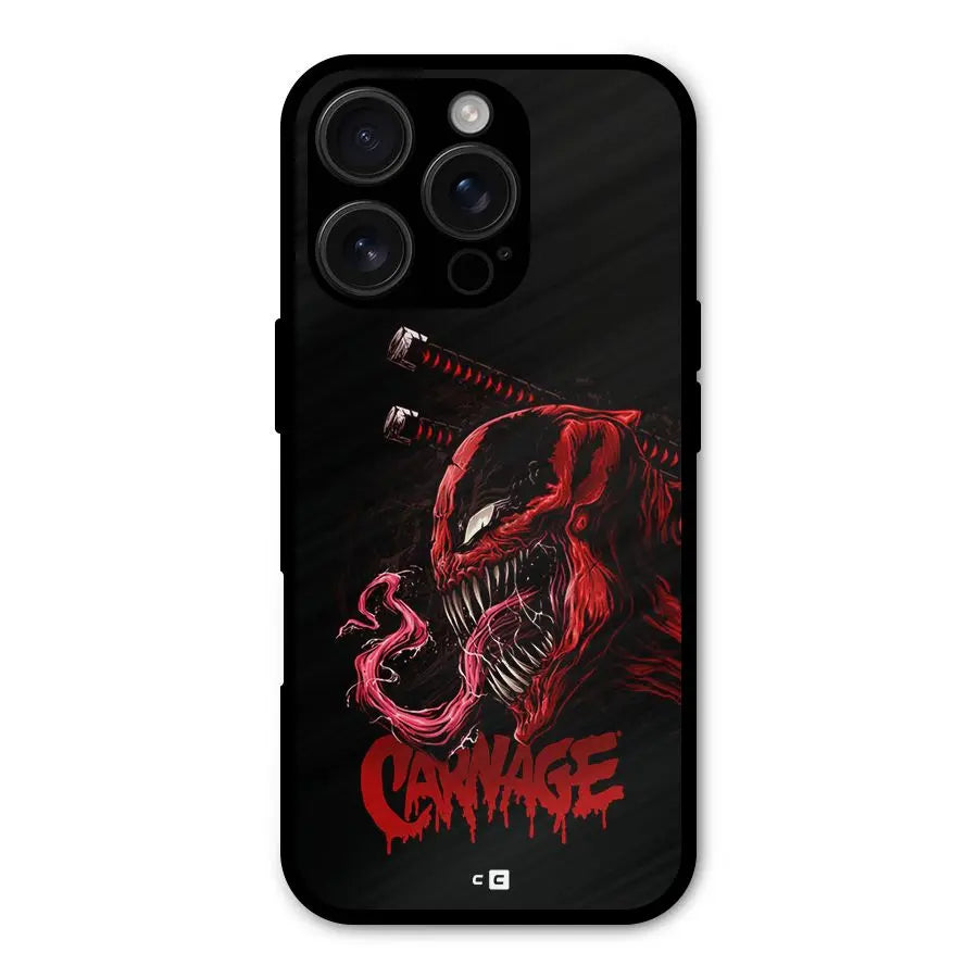 Hybrid Carnage Shockproof Hybrid Protection (Metal + TPU) Back Case Cover CoversCart