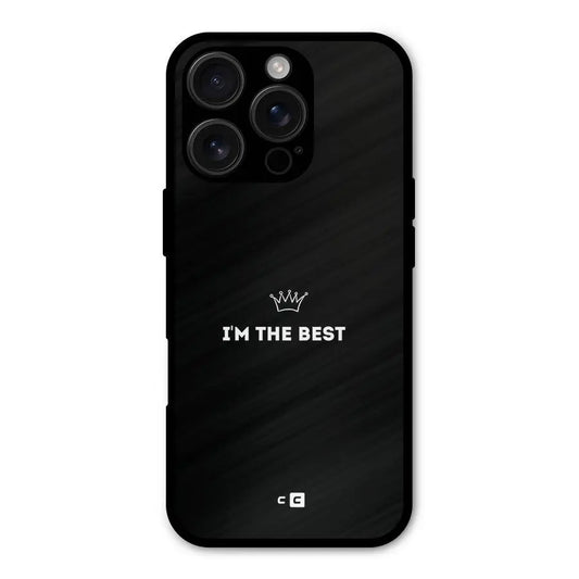 I Am The Best Shockproof Hybrid Protection (Metal + TPU) Back Case Cover CoversCart