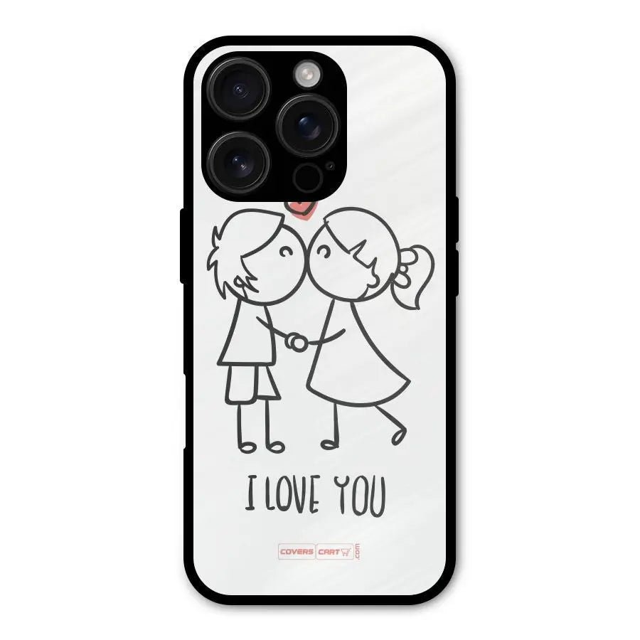 I Love You Shockproof Hybrid Protection (Metal + TPU) Back Case Cover CoversCart