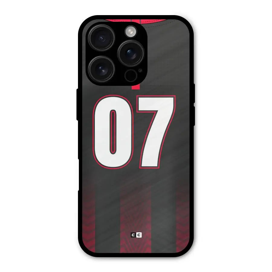 Jersy No 7 Shockproof Hybrid Protection (Metal + TPU) Back Case Cover CoversCart