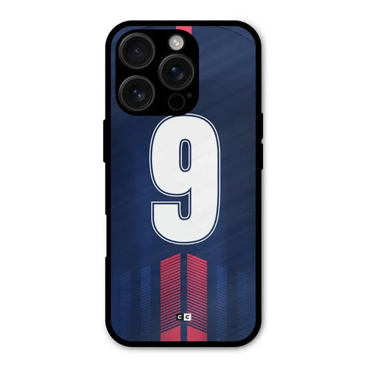 Jersy No 9 Shockproof Hybrid Protection (Metal + TPU) Back Case Cover CoversCart