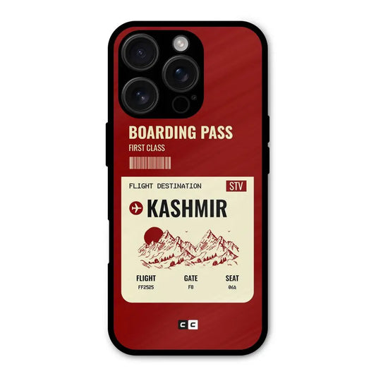 Kashmir Boarding Pass Shockproof Hybrid Protection (Metal + TPU) Back Case Cover CoversCart