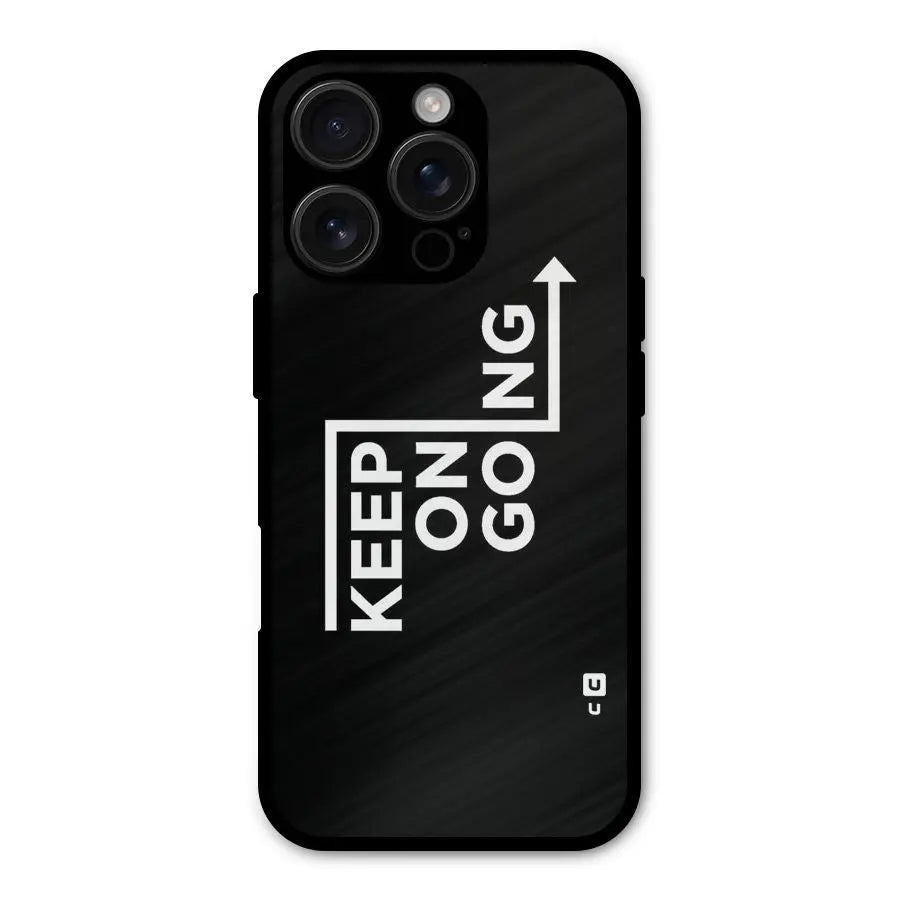 Keep On Going Shockproof Hybrid Protection (Metal + TPU) Back Case Cover CoversCart