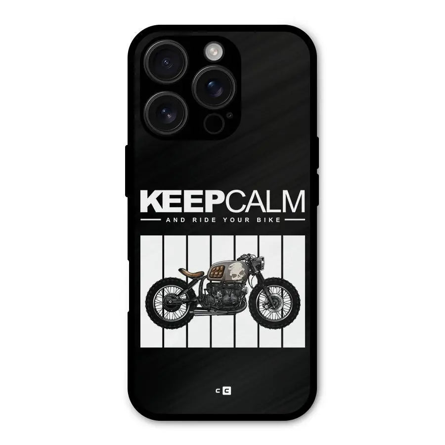Keeps Calm Shockproof Hybrid Protection (Metal + TPU) Back Case Cover CoversCart
