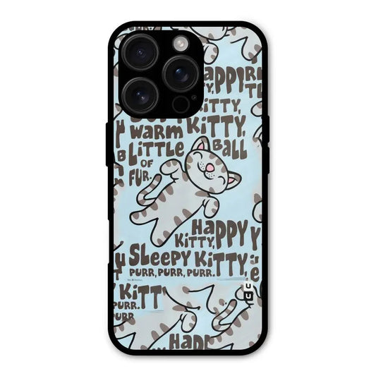 Kitty Pattern Shockproof Hybrid Protection (Metal + TPU) Back Case Cover CoversCart