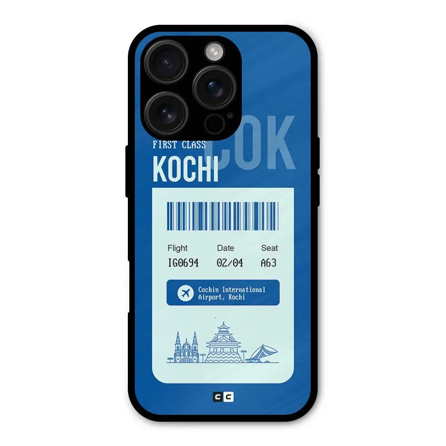 Kochi Boarding Pass Shockproof Hybrid Protection (Metal + TPU) Back Case Cover CoversCart