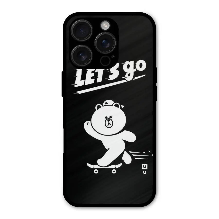 Lets Go Art Shockproof Hybrid Protection (Metal + TPU) Back Case Cover CoversCart