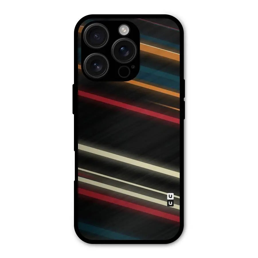 Light Diagonal Stripes Shockproof Hybrid Protection (Metal + TPU) Back Case Cover CoversCart