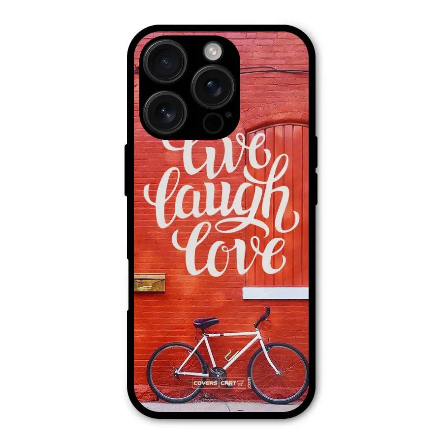 Live Laugh Love Shockproof Hybrid Protection (Metal + TPU) Back Case Cover CoversCart