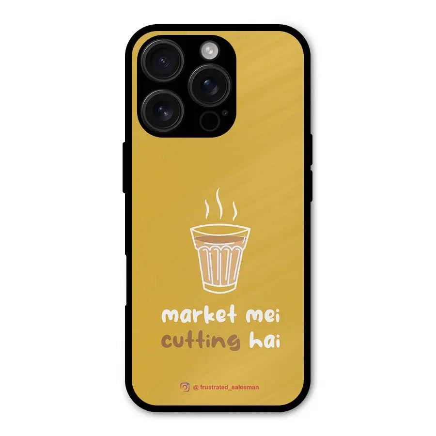 Market Mei Cutting Hai Mustard Yellow Shockproof Hybrid Protection (Metal + TPU) Back Case Cover CoversCart