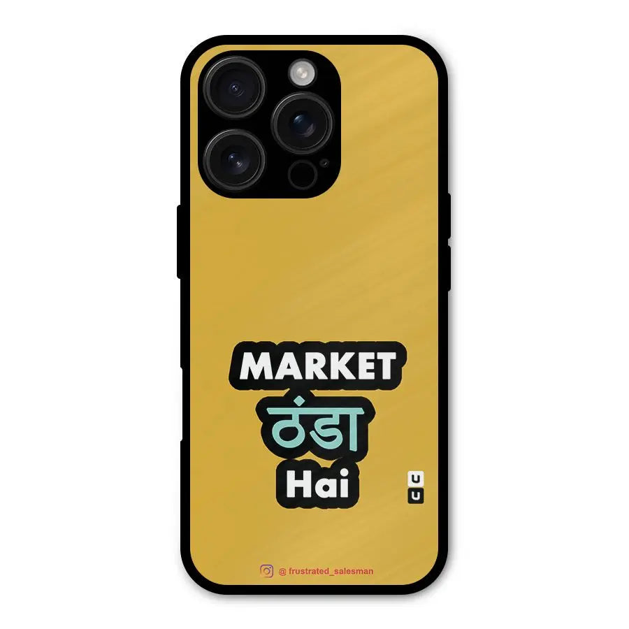 Market Thanda Hai Mustard Yellow Shockproof Hybrid Protection (Metal + TPU) Back Case Cover CoversCart
