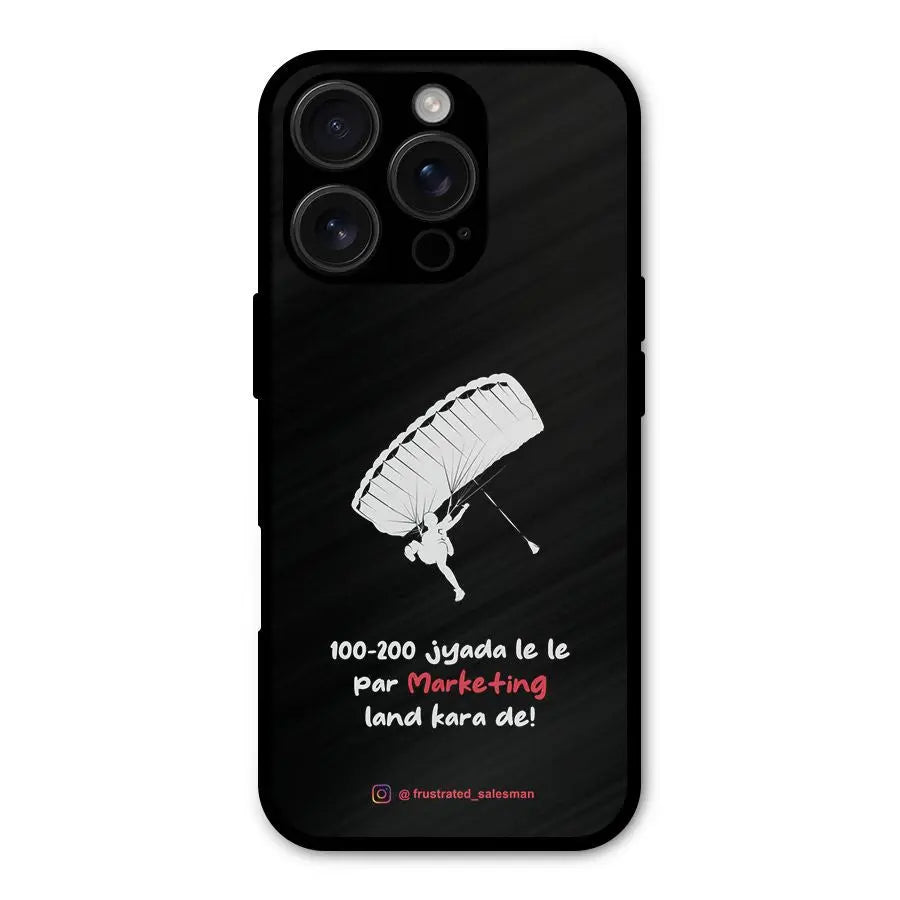 Marketing Land Kara De Black Shockproof Hybrid Protection (Metal + TPU) Back Case Cover CoversCart