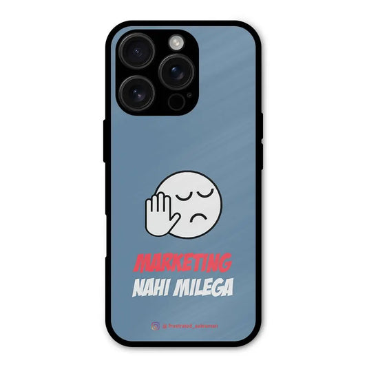 Marketing Nahi Milega SteelBlue Shockproof Hybrid Protection (Metal + TPU) Back Case Cover CoversCart