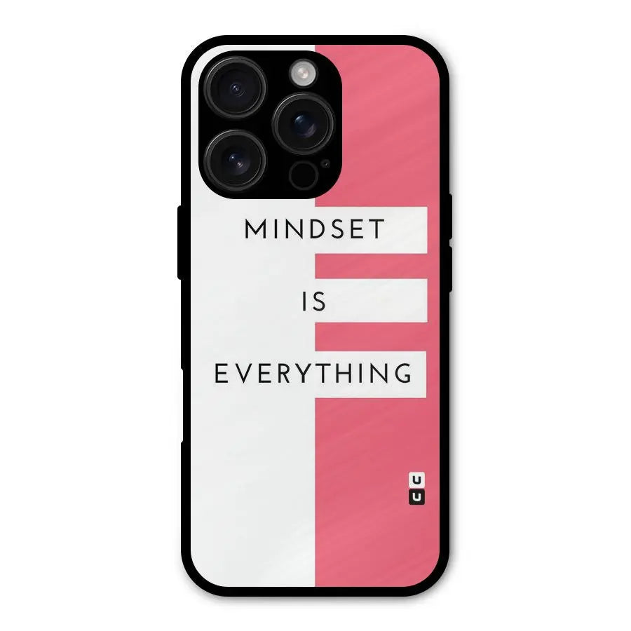 Mindset is Everything Shockproof Hybrid Protection (Metal + TPU) Back Case Cover CoversCart