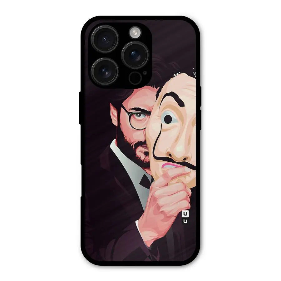 Money Heist Professor Art Shockproof Hybrid Protection (Metal + TPU) Back Case Cover CoversCart