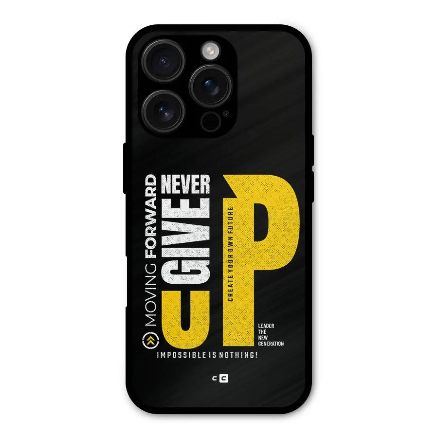 Moving Forward Shockproof Hybrid Protection (Metal + TPU) Back Case Cover CoversCart