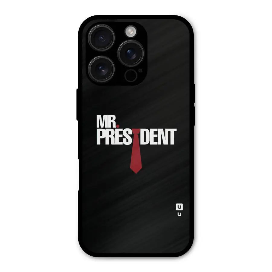 Mr President Shockproof Hybrid Protection (Metal + TPU) Back Case Cover CoversCart
