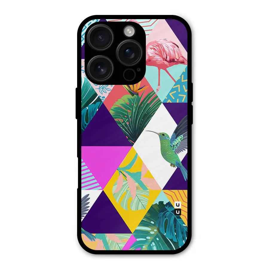 Multicolor Exotic Seamless Pattern Shockproof Hybrid Protection (Metal + TPU) Back Case Cover CoversCart