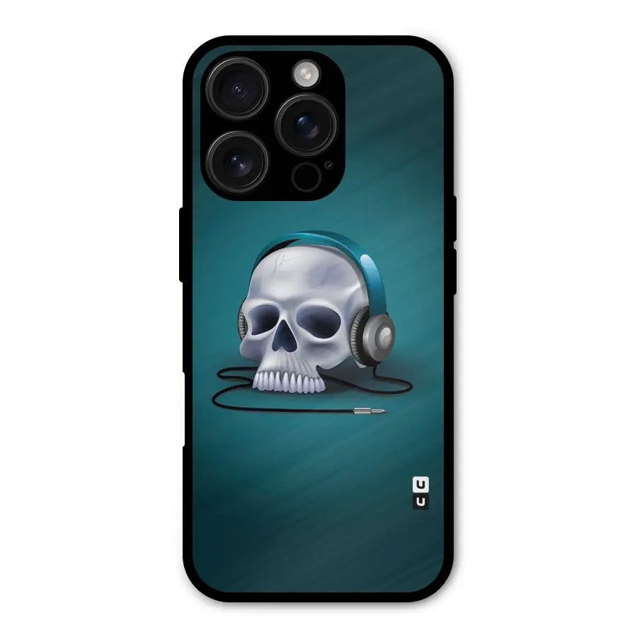 Music Skull Shockproof Hybrid Protection (Metal + TPU) Back Case Cover CoversCart