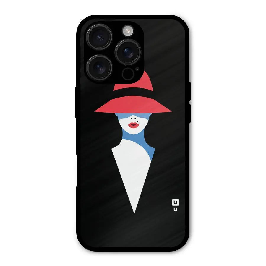 Mysterious Woman Illustration Shockproof Hybrid Protection (Metal + TPU) Back Case Cover CoversCart