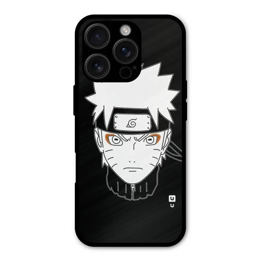 Naruto Black and White Art Shockproof Hybrid Protection (Metal + TPU) Back Case Cover CoversCart